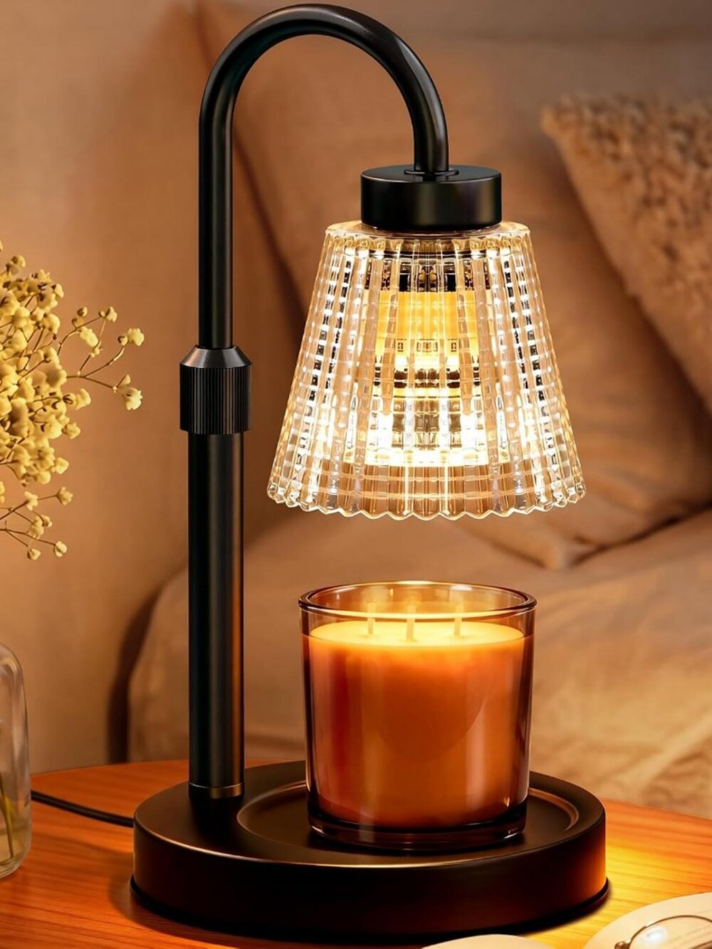 Stylish Candle Warmer Lamp with Timer & Dimmer - Perfect Birthday Gift for Her